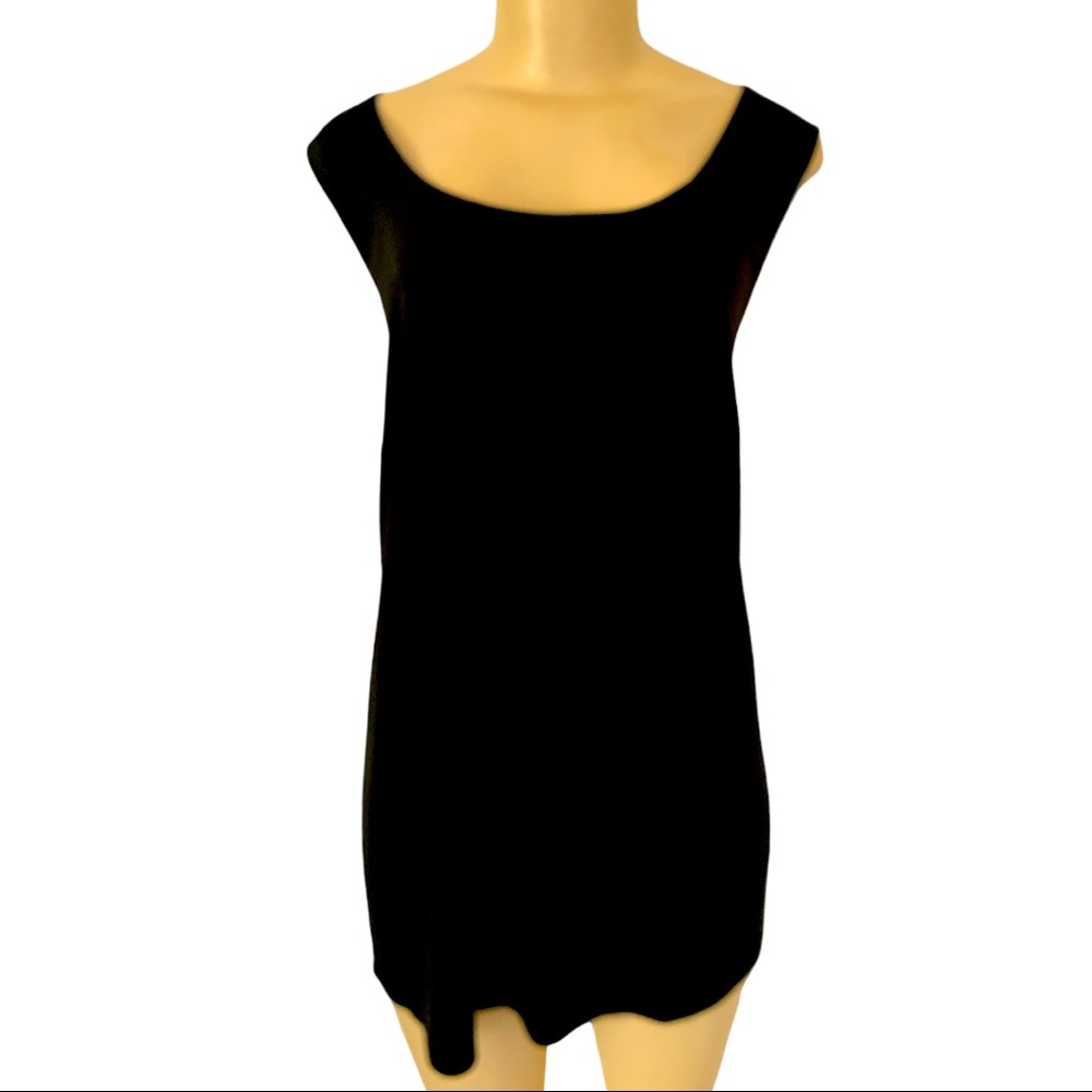 NWT Bylyse Spenard Glam Black Soft Sleeveless Scoop Neck Flowy Blouse Top